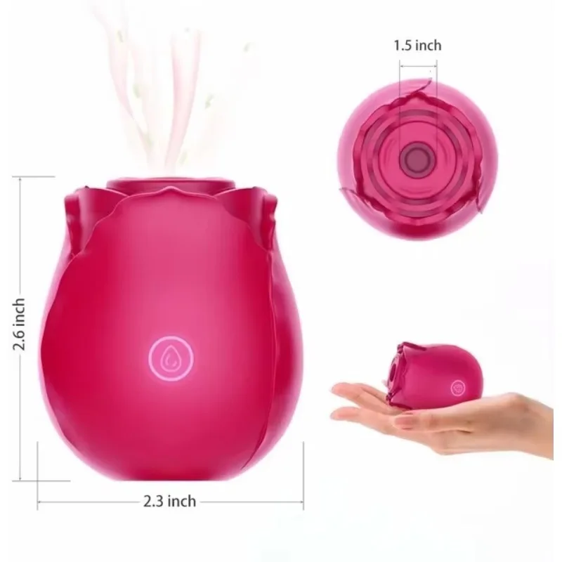 Sucking Vibrator Rose-style Clitoral Sucker Nipple Sucking Female G Spot Massager Dildo Couples Stimulator Adult Sex Games Female Sex Toy
