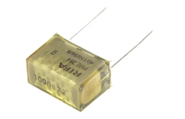 5pcs KEMET 100nF paper capacitor, PME264 series, 660 V ac, 1500V DC,PME264NE6100MR30  , 25.4mm line spacing, ± 20% tolerance