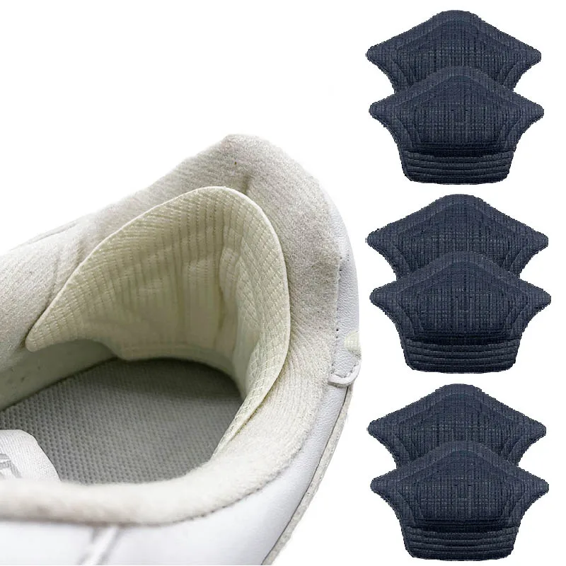3pair/6pcs Insoles Patch Heel Pads for Sport Shoes Back Sticker Adjustable Size Antiwear Feet Pad Cushion Insert Insole