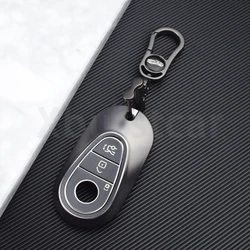 Gun Grey TPU Car Key Case Cover Shell Protector for Mercedes Benz Accessories (C)