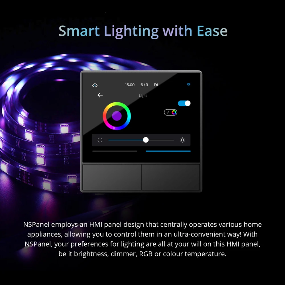 SONOFF NSPanel EU/ US WiFi Smart Scene Switch Thermostat Temperature All-in-One Control Smart Home Touch Screen Work with Alexa smart switch