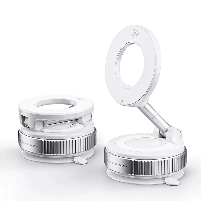 Vacuum Magnetic Universal Holder Magsafe Suction Cup Phone Holder 360 ° Adjustable Magnetic Phone Holder Foldable Pocket Size