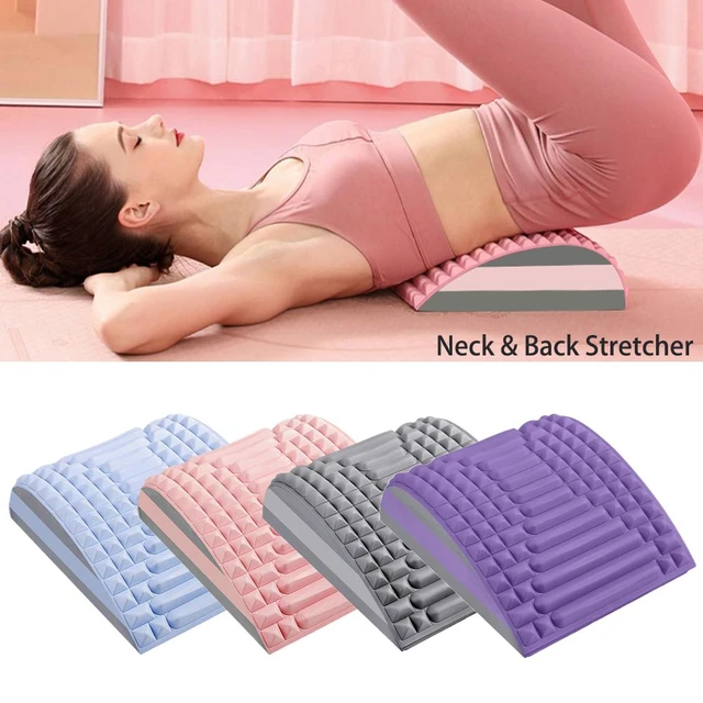 Body Back Stretcher Pillow Neck Lumbar Support Massager For Neck Waist Back  Sciatica Herniated Disc Pain Relief Massage Cushion - AliExpress