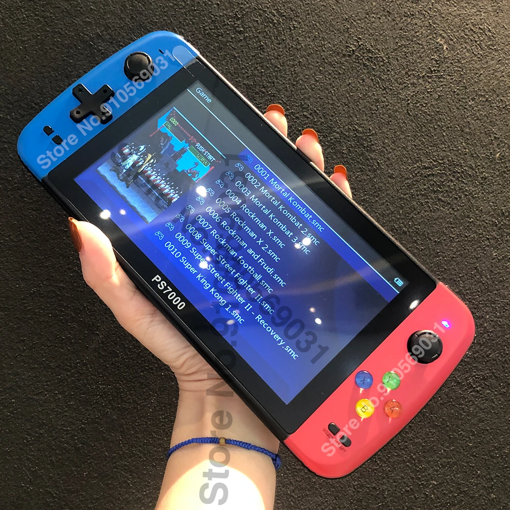 7 inch PS7000 128 Bit Handheld game console Big Screen HD