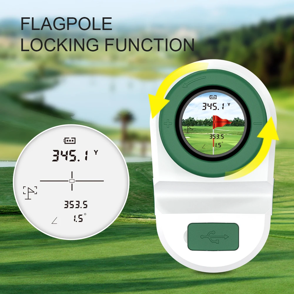 Golf Rangefinder with Slope Lock 3