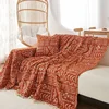 Bohemia Chenille Sofa Blankets Outdoor Camping Picnic Large Sofa Blanket Leisure Beach Towel Travel Rug Tassels Linen Home Decor 2
