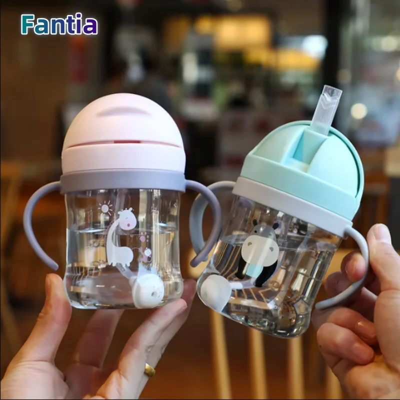 Straw Cup, Learning Drinking Cup, Water Cup, Birthday, Christmas Gifts Easter Gift - 2