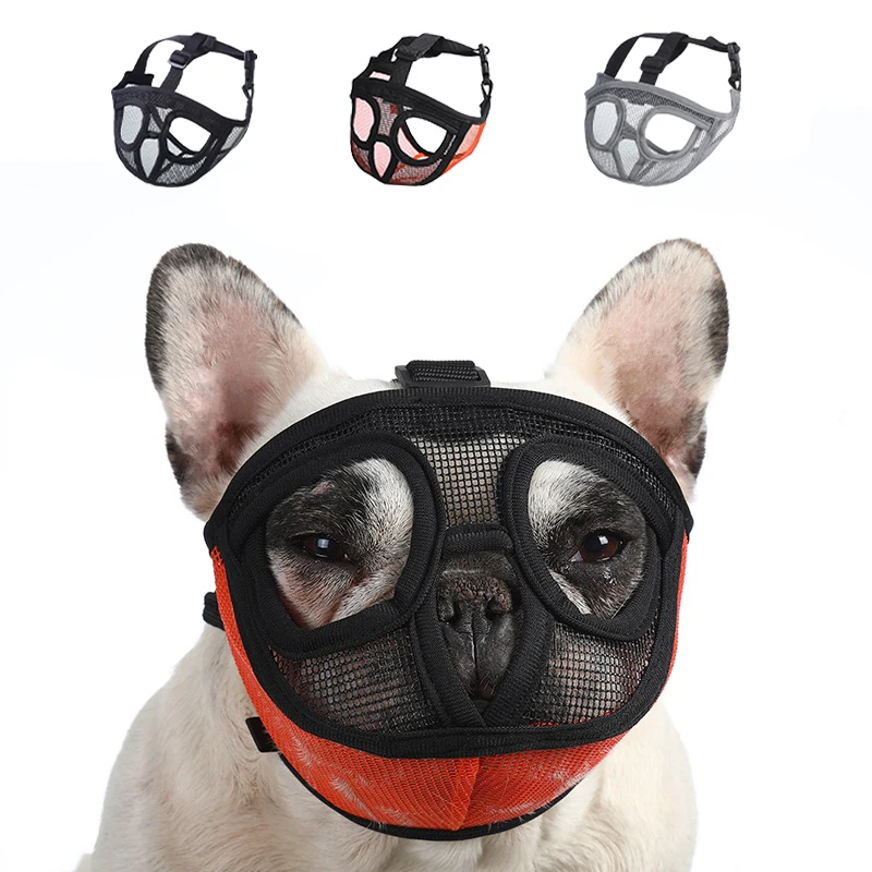Museruola Regolabile Per Bulldog Francese - In Silicone Nero, Anti-morso, Traspirante, Taglie S-XL - Foto 12