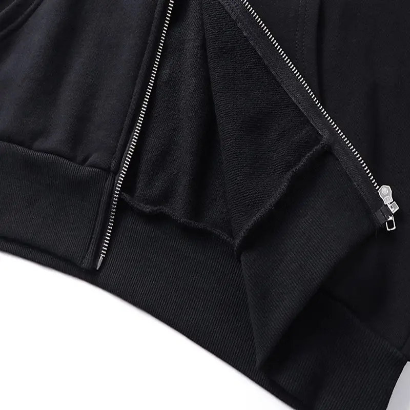 Mixed Emotion Rhinestone Hooded Pullover Hoodie Jacket, Mixed Emotion Casual Long Pants
