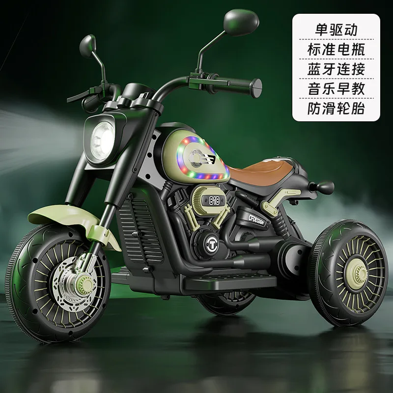 Children's Electric Male and Female Baby Car Seat People Remote Control Ultra Long Endurance Battery Motorcycle