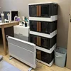 Simple Plastic Kitchen Cabinets Multi-layer Storage Cabinet with Door Multi-functional Pot Storage Cabinet Kitchen Furniture C 5