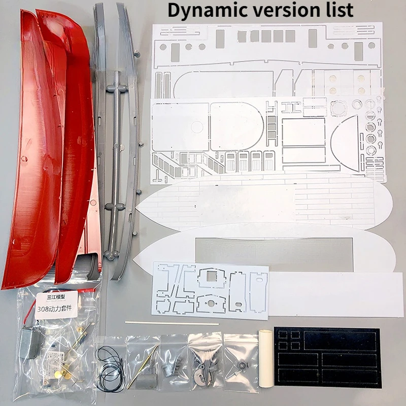 Tugboat Kit 308-level Jason Tugboat Assembly Model Remote Control Electric Boat Static Display Technology To Make Ship Model 6