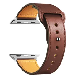 Premium Leather Watch Straps - Elegant Wristband Bracelet Collection - 42 44 45 49 S10 - 46mm (Coffee brown 1)