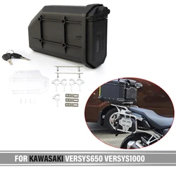 For Kawasaki Versys650 Versys1000 Motorcycle Toolbox Tool Box Waterproof Side Decorative Box First-aid/ Breakdown kit Toolbox