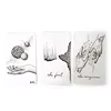 12x7 cm Paper Manual The Wandering Moon Tarot Deck Card Game 5