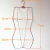 Body Shape Bikini Swimsuit Hanger Dress Lingerie Wardrobe Organizer Rack 3