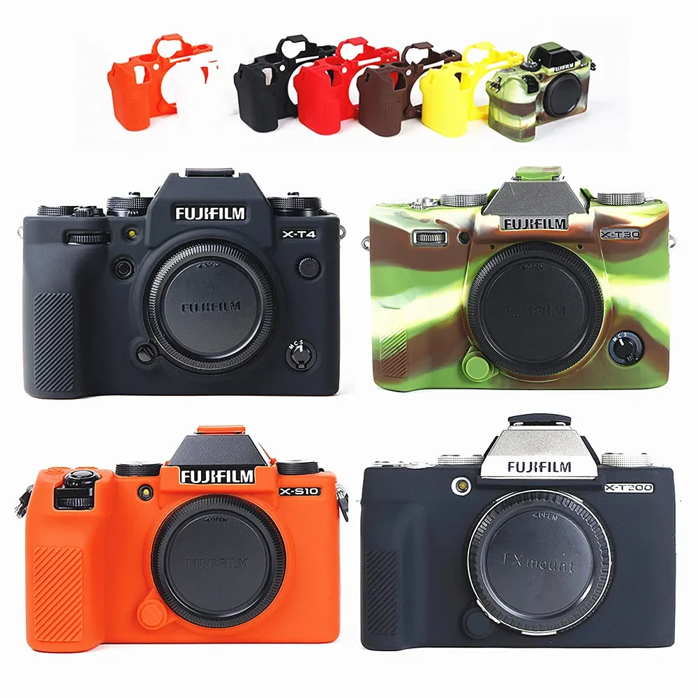 Custodia In Silicone Borsa Per Fotocamera Per Fujifilm X-S10 Xs10 X-T200 X-T100 Xt200 X-T30 Xt30 X-A7 Xa7 X-T20 X-T10 Xt100