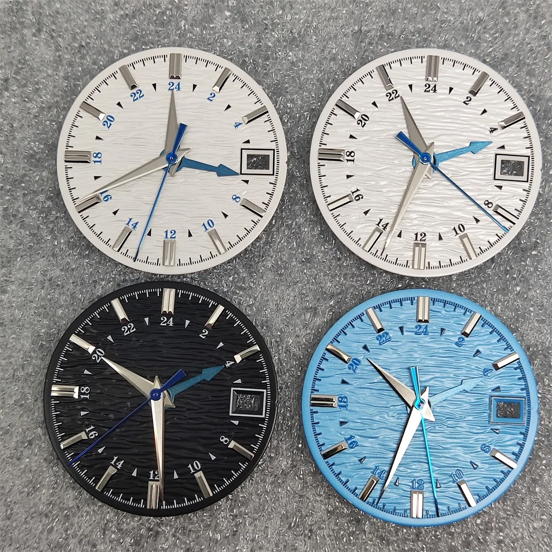 NH34 Dial High-Quality NH34 Hands Ripple Surface Watch Dial for