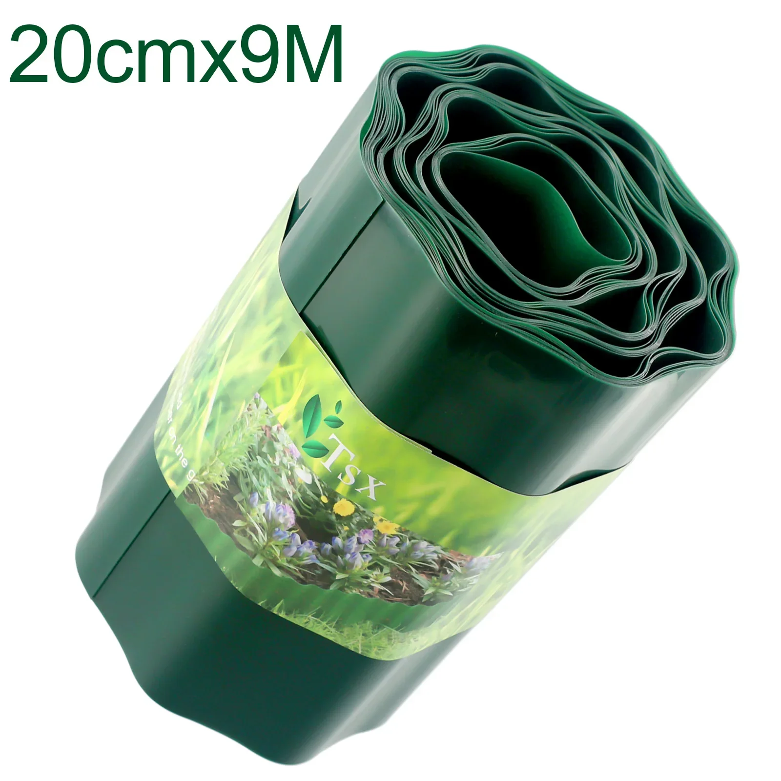 Garden Grass Lawn Edge Border Fence 1pcs for Outdoor Plastic Landscape Garden Decor