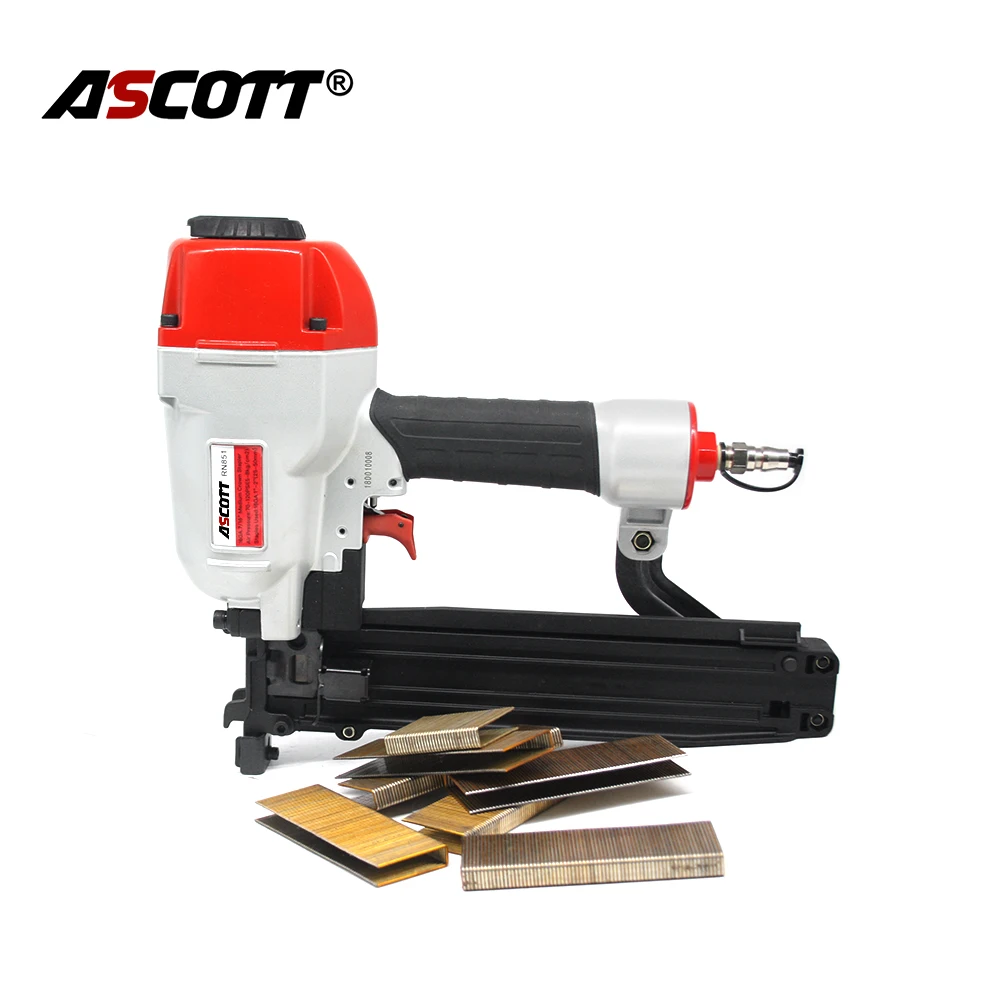 16 Калибр N851 сверхмощные пневматические штапельные пистолеты непрерывные выстрелы пневматический гвоздезабивной пистолет 51 мм U-образный гвоздь для мебельных поддонов