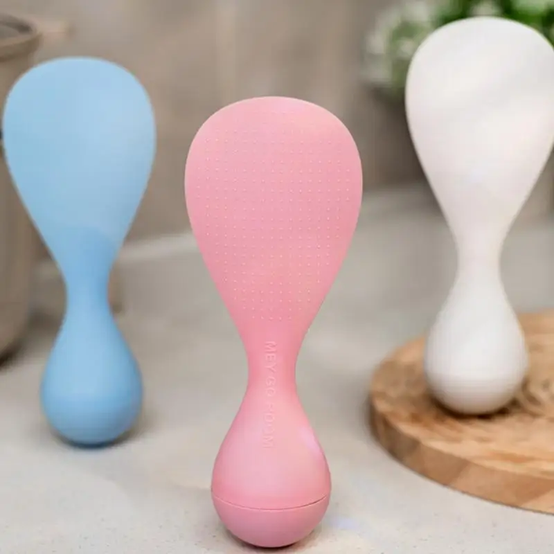 Non Stick Rice Serving Scoop Tumbler Design Rice Spoon Non Stick Cooking Spoon Multi-purpose Kitchen Tableware Cooking Spoons