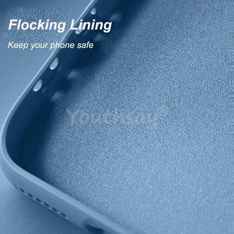Luxury Liquid Silicone Soft TPU Back Case Cover - Premium Protective Phone Case