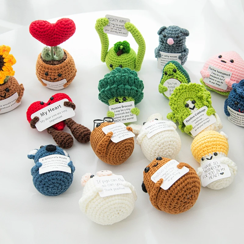 Crochet Potato Toy Kit - Fun Desk and Room Decoration Ornament