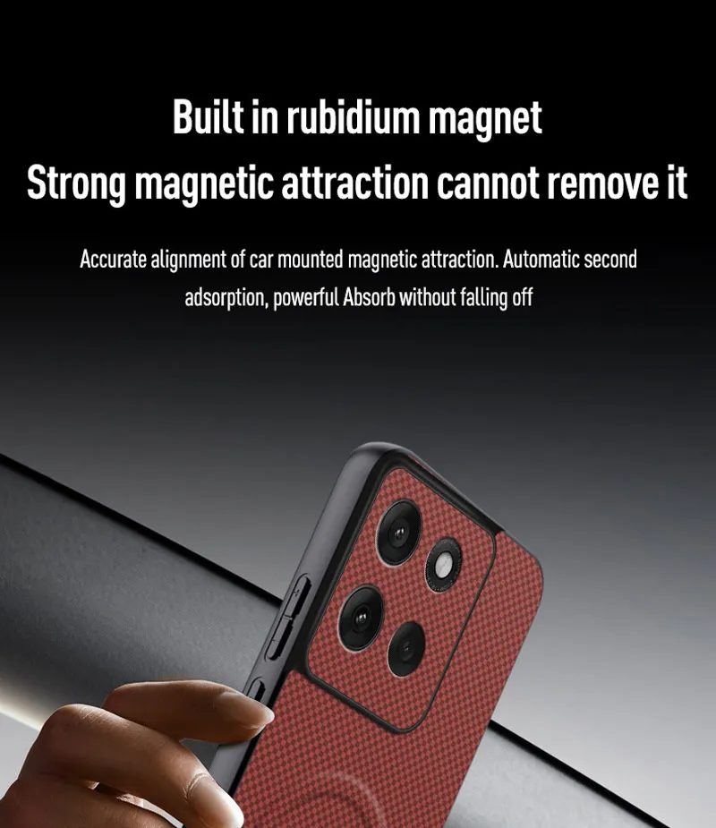 Für Motorola Moto G86 Power 5G Hülle Luxus Auto-Magnethalter Handyhülle Für Motorola G100 Pro Silikon Stoßfeste Rückabdeckung – Detail 11