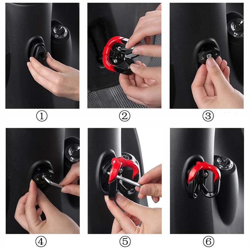 Motorcycle Helment Hook Holder Hand Bag Hook Luggage Shopping Bag Hangers Aluminum Alloy Multifunctional Motorcycle Accessories