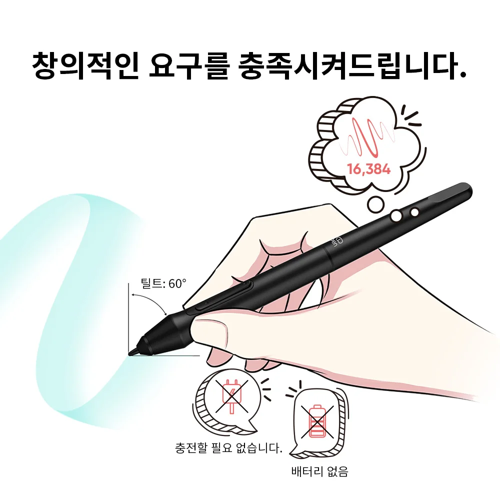 XPPen 디지털 드로잉 태블릿, 안드로이드, 맥, 윈도우, 크롬용, 7*4.3 인치, 16K 압력 레벨 그래픽, Deco Mini7 V2, 8 키