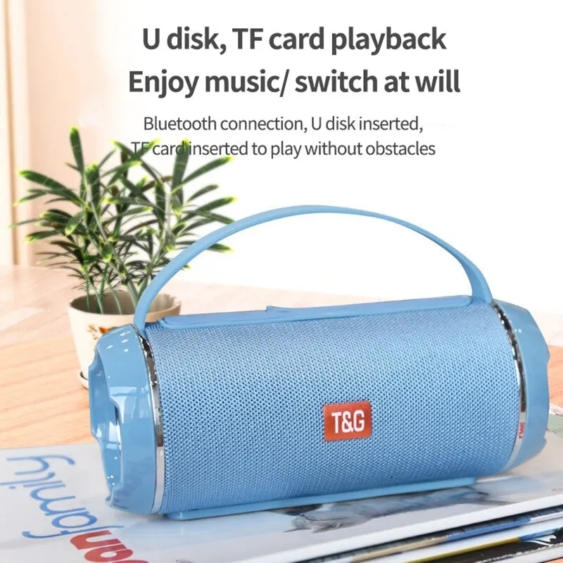 Wireless TG116C Bluetooth Speaker Outdoor Hands Free Call Portable Stereo Cloth Portable TWS Bluetooth Speaker