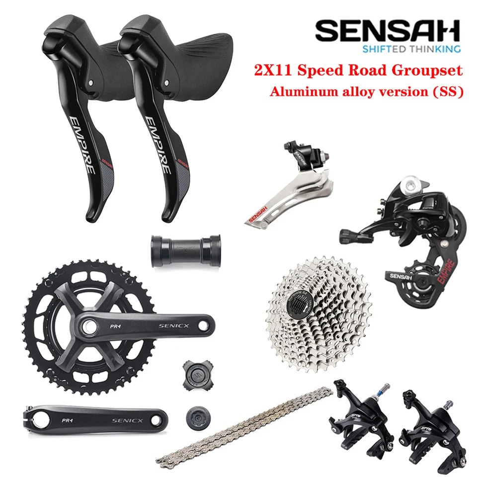 SENSAH センサー TEAM PRO sti 2x11 シルバー