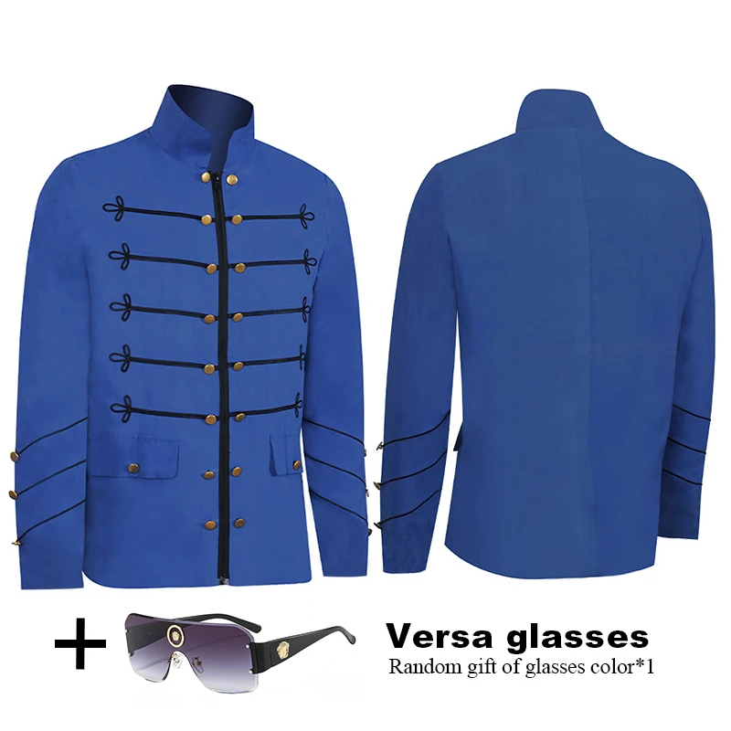 

EBay самый продаваемый средневековый мужской кардиган с вышитыми пуговицами однотонный мужской жакет кардиган