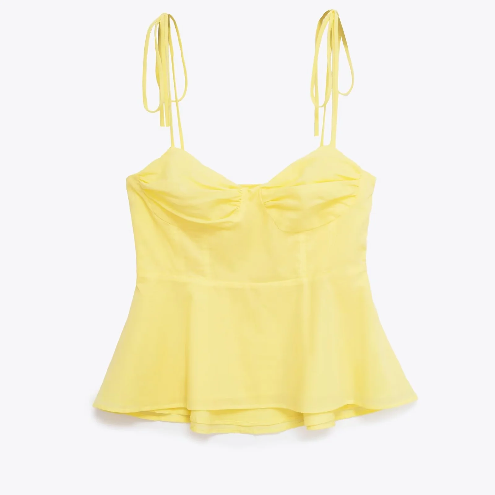 Women French Style Straps Bustier Tops Stacked Decoration Tied Thin Straps Side Zipper Female Camisole Sexy Fashion Streetwear