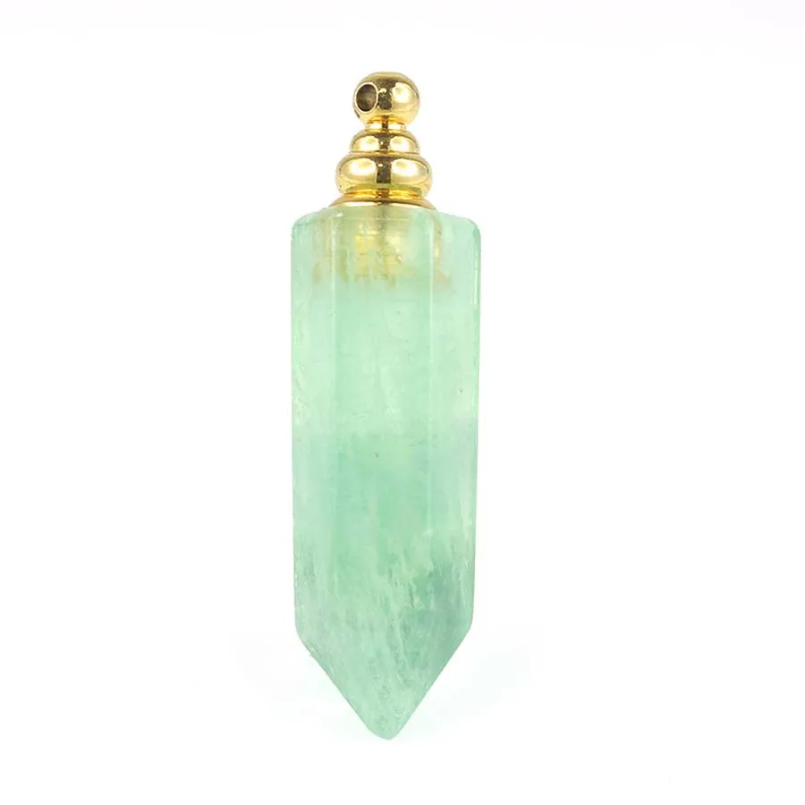 Hexagonal Crystal Perfume Pendant 6