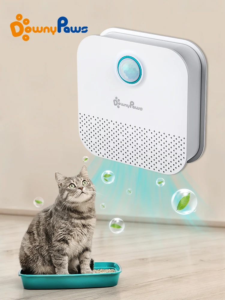 Downypaws 4000mah Smart Cat Odor Purifier For Cats Litter Box