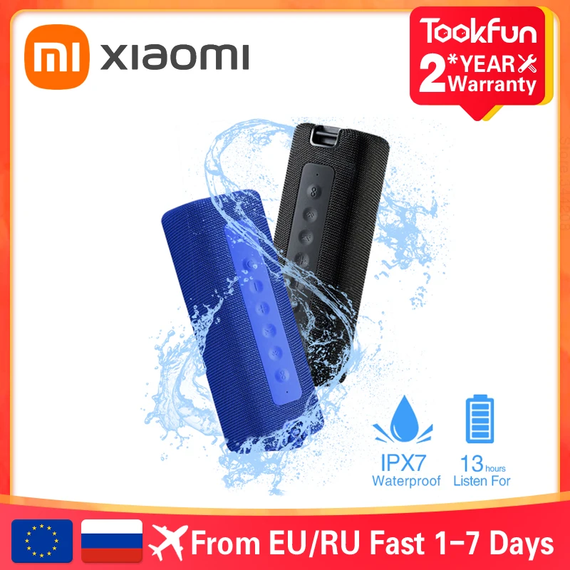 Globale Version Xiaomi Tragbare Bluetooth Lautsprecher 16W Bluetooth 5,0 IPX7 Wasserdichte Hohe Qualität Wahre Wireless Stereo Bar Sound|Tragbare Lautsprecher| - AliExpress