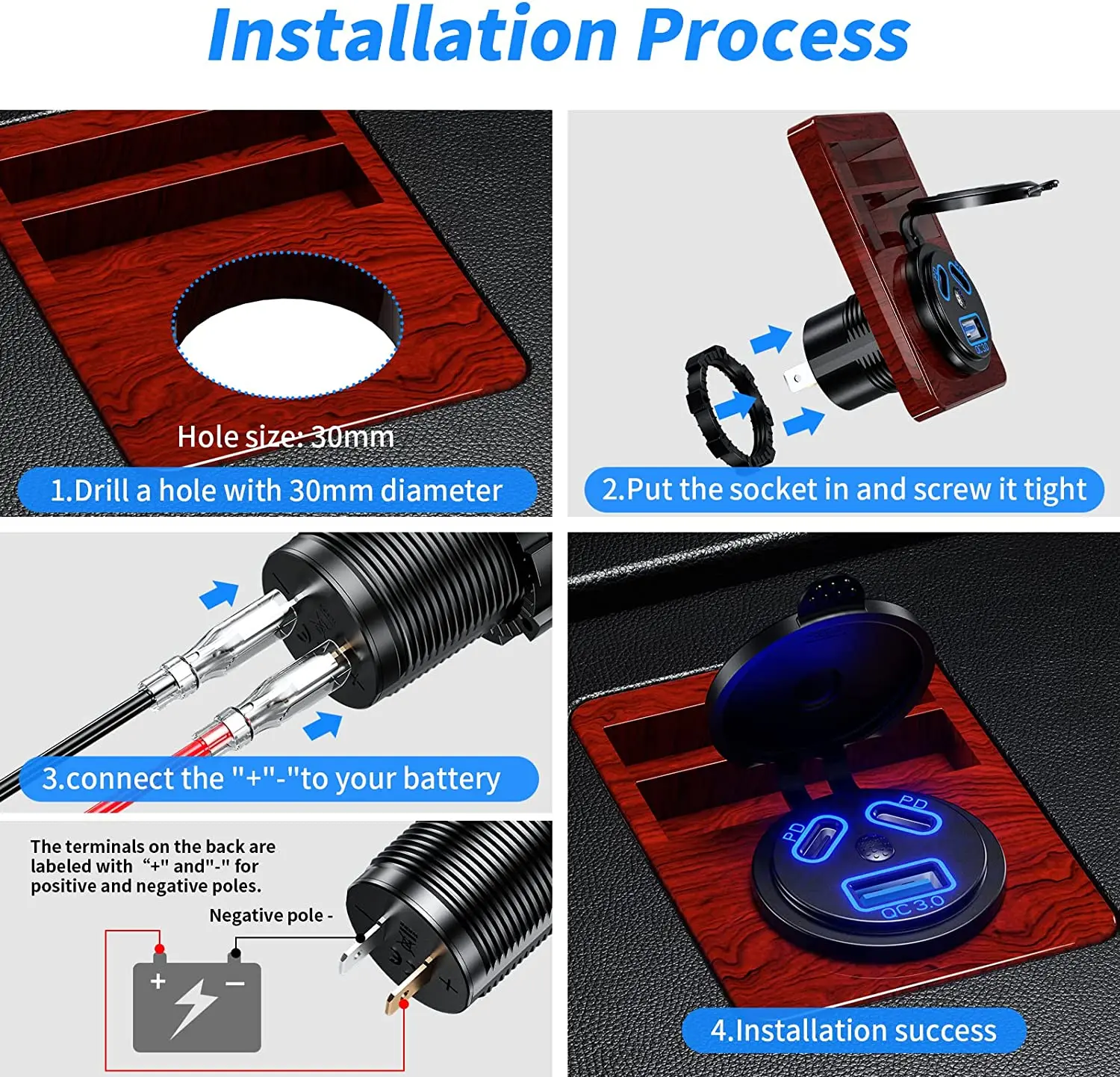Caricatore Universale Per Cellulari Auto Adattatore Accendisigari - Foto 9