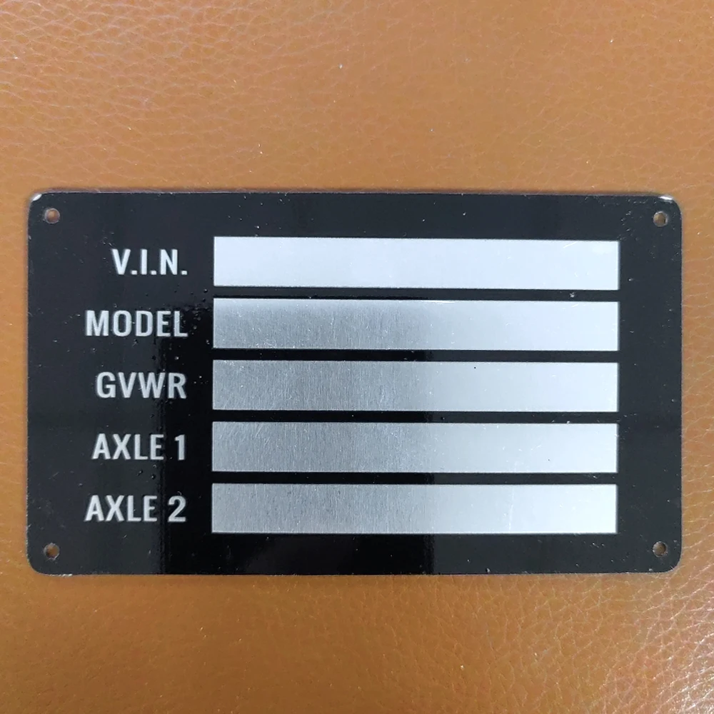 energetic 400x400mm tronxy x5s 400 3d printer flex plate double side smooth textured pei powder coated print bed magnetic base Two Alxe Aluminum Trailer ID Tag Vin Plate Serial GVWR Medical Blank Powder Coated Finish RV Parts Camper Accessories