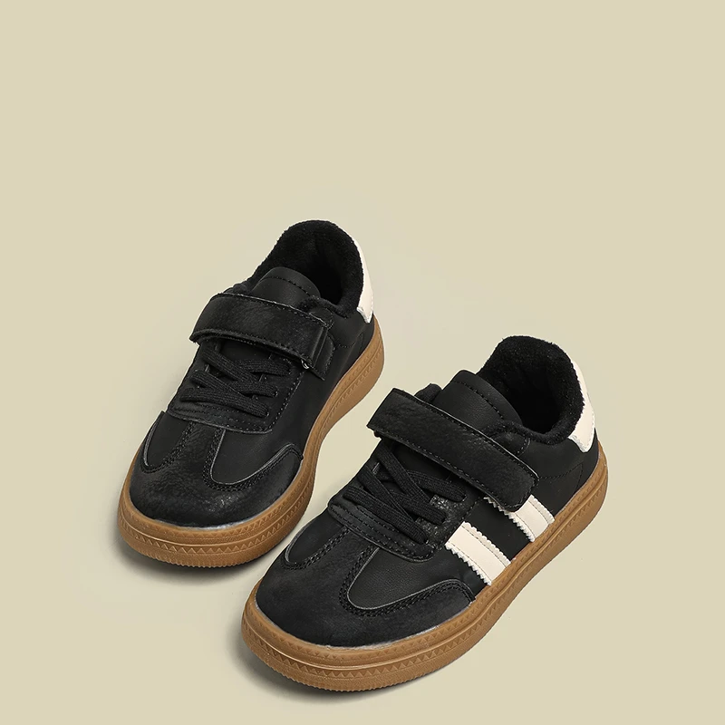 الأطفال أحذية رياضية كاجوال جديد أسود لينة أسفل الفتيات الفتيان أحذية تدريب ألمانية الخريف الشتاء موضة الأحمر الاطفال طفل حذاء كاجوال