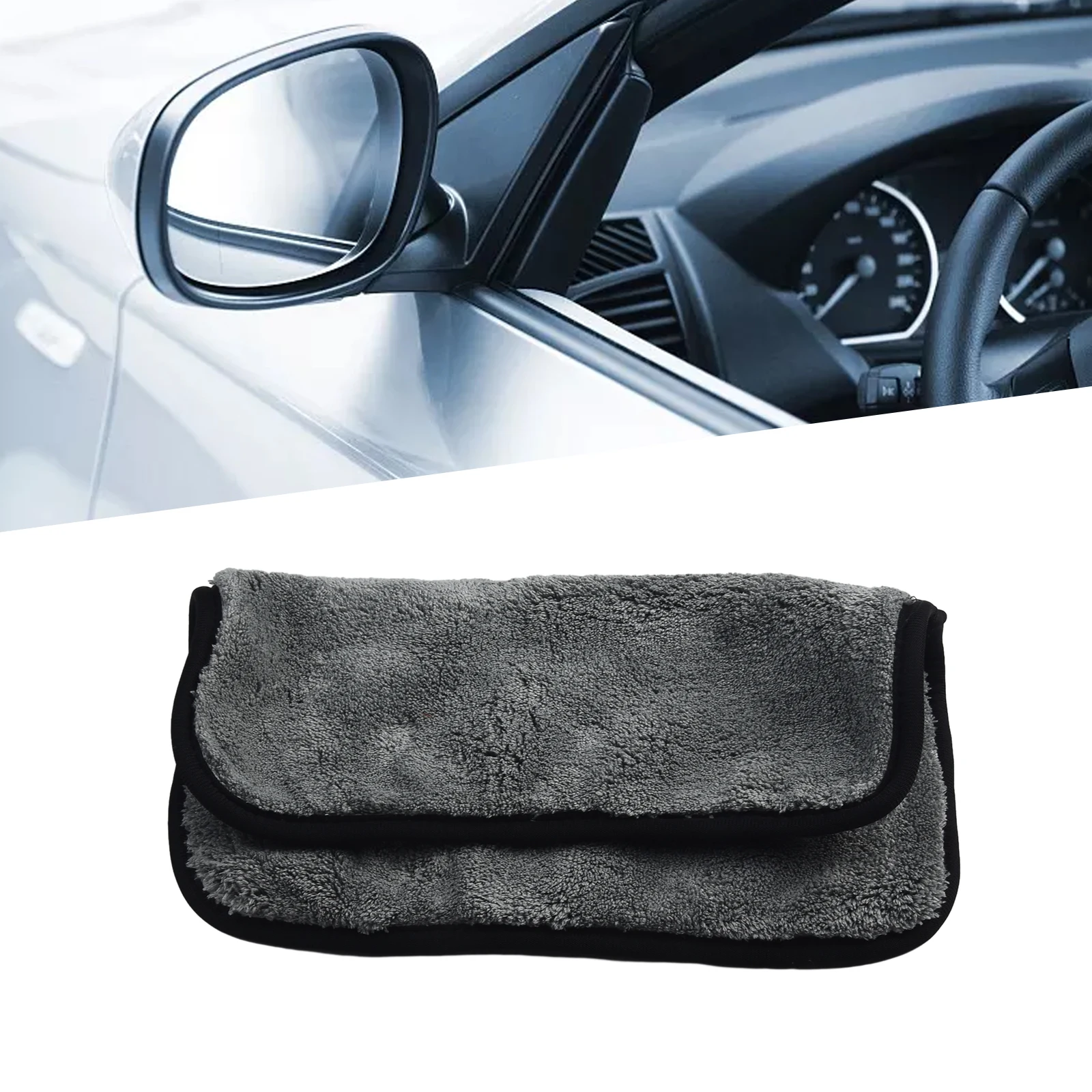 

Premium microfibre drying towel 1200GSM thick and absorbent great for auto marine and motor cycle detailing