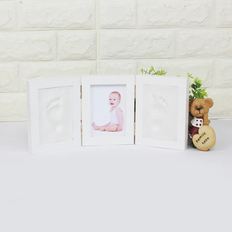 Newborn Baby Handprints and Footprints Photo Frame 3