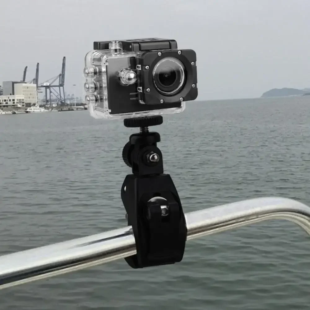 Black Plastic Metal Bike Camera Mount Holder Bracket