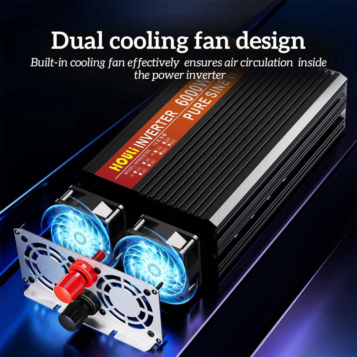 Convertisseur Camping-car Solaire Convertisseur Pur Sinus 3000W 48V Vers 230V - Pour Camping-car, Solaire, Voiture - Onduleur Haute Performance Convertisseur 12v En 3000w