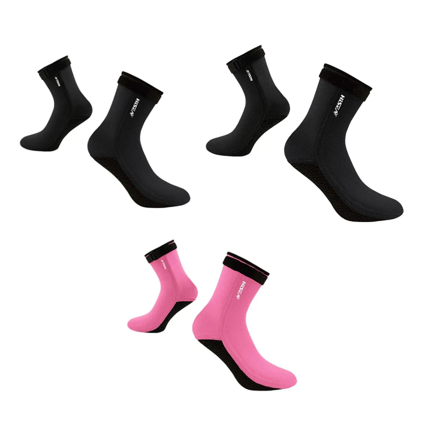 Neoprene Socks Swimming Socks Exercise Nonslip Warm Wetsuit Scuba Diving for Snorkeling Water Sports Men Kayaking