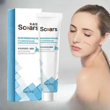 20g Scar Removal Cream Removes Repair Remove Pregnancy Scars Gel Reats Burn Surgical Facial Care Body Beauty Firming Skin Care - Thumbnail 3