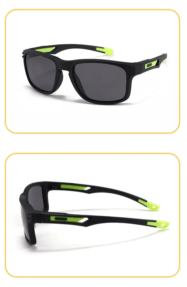 Outdoor Sports Kids Square Sunglasses Polarized UV400 Protection Flexible Silicone Glasses Shades for Boys Girls 3-12_voghion.com
