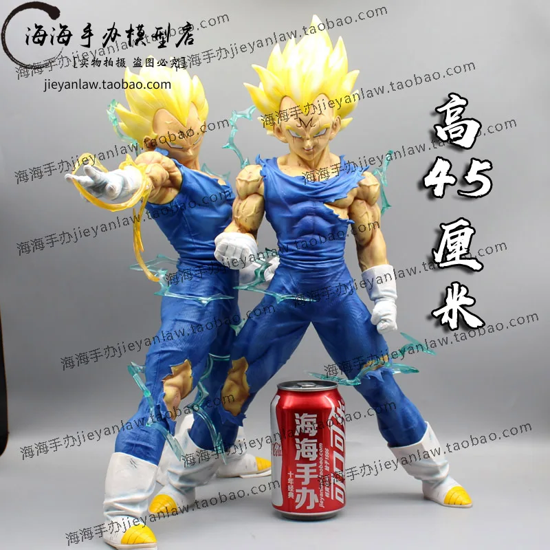 

45cm Anime Figure Dragon Ball Figures Super Saiya Vegeta Pvc Gk Statue Figurine Model Doll Collection Room Decora Desk Toys Gift