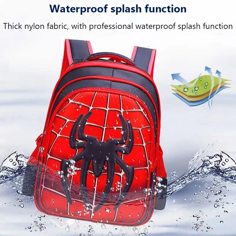 Spider King 3D Kids Backpack - Durable and Stylish Design! 2