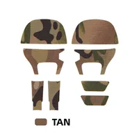 Amp Tactical Communication Headset Stickers Set Waterproof Skin Decorative Camouflage Protection Stickers Rail Screws 2